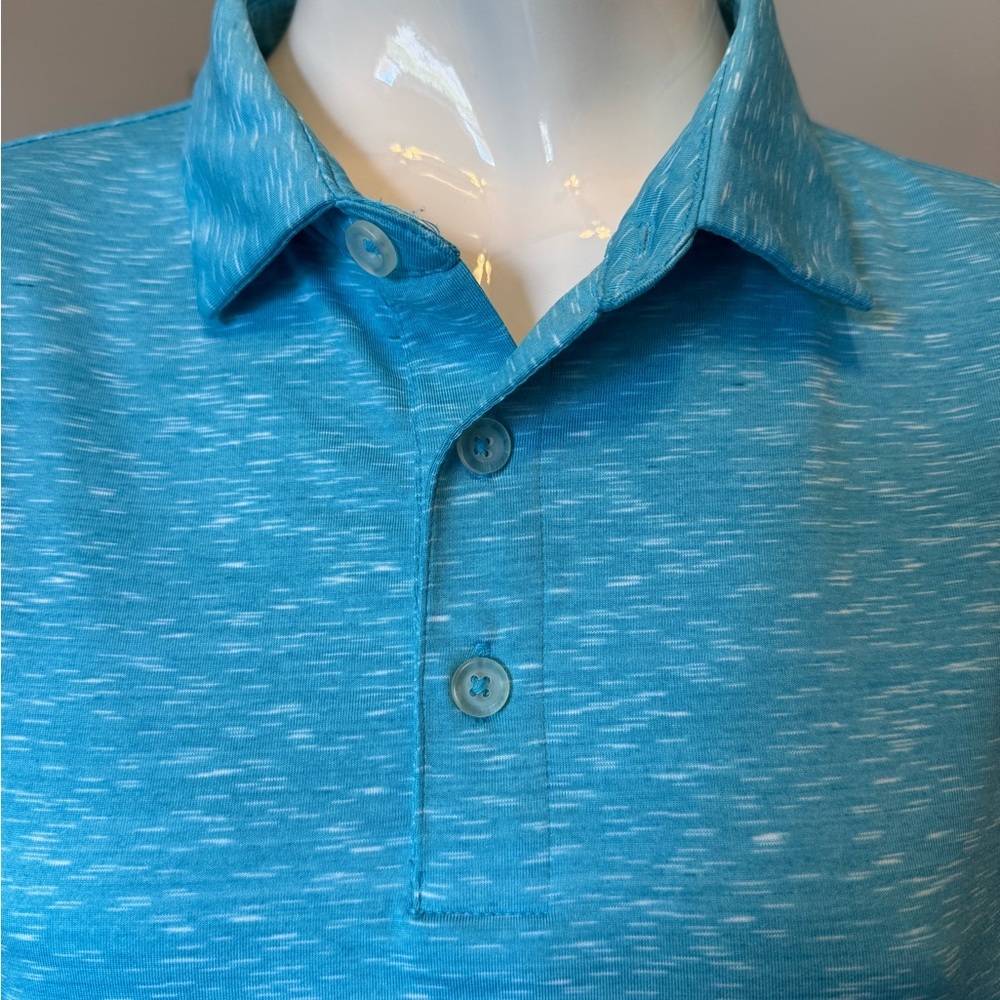 Men's Champion Blue Polo Golf Shirt size medium - Picture 3 of 9